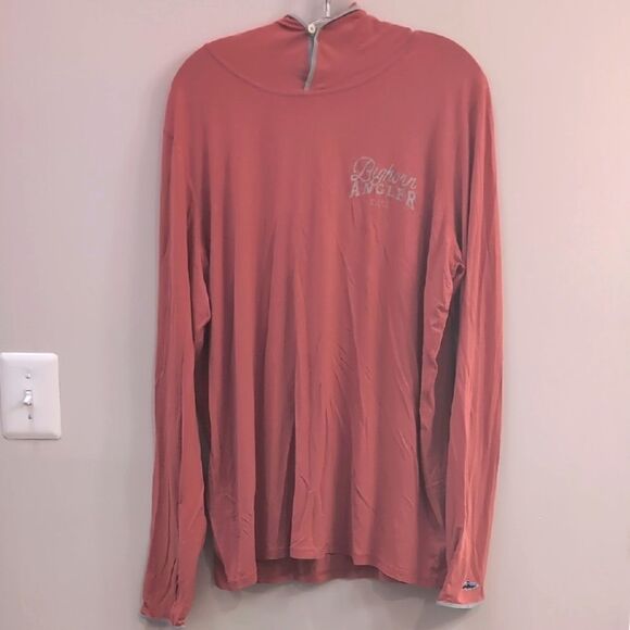 Patagonia "Bighorn Angler" Orange Lightweight Fishing Hoodie Sz L - Picture 1 of 7